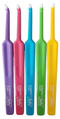Immagine prodotto di 5x TePe Compact Tuft - Spazzola a ciuffetti