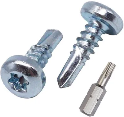 Zdjęcie produktu dla Wkręty samogwintujące 4,8 x 16 mm - ocynkowane - z łbem stożkowym - idealne do zastosowań metalowych
