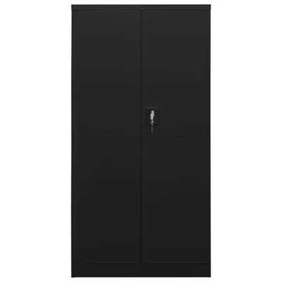 Immagine prodotto di Armadio con Ripiani Nero 90x40x180 cm in Acciaio