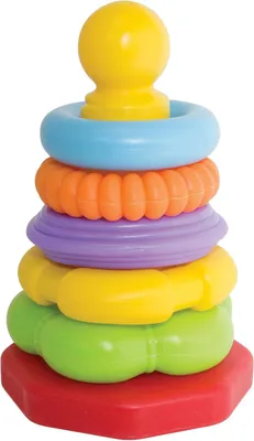 Productafbeelding van Simba 104018158 - ABC Ringpiramide - Vormen-stucturen - Vanaf 6 maanden