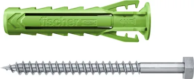 Immagine prodotto di fischer SX Plus Green 12x60 mm con viti per legno a testa esagonale - 3 pezzi | 567869