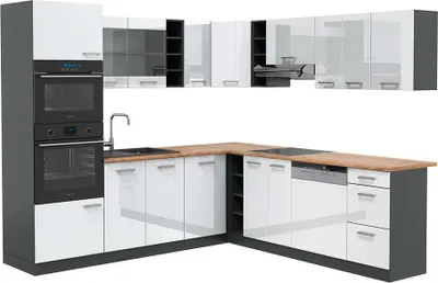 Vicco Elément haut de cuisine R-Line, Blanc campagne, 40cm | Leroy Merlin