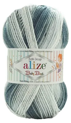 Produktbild von 100g Baby-Strickgarn ALIZE Baby Best Batik, Antipilling, Babywolle, Farbwahl