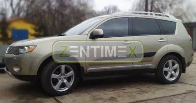 Produktbild von Schutzleisten kompatibel mit Mitsubishi Outlander 2 2006-2013 5-türer