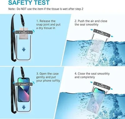 Produktbild von Wasserdichter Schutz für Smartphone, universell, IPX8