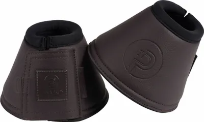 Produktbild von Eskadron Pferde Sprungglocken Faux Leather teak brown Platinum 2024, Größe:L
