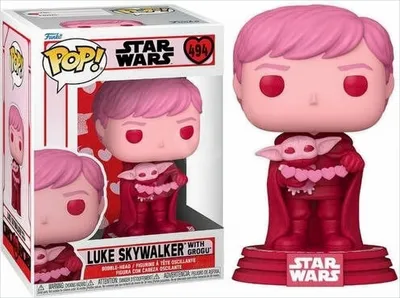 Produktbild von Star Wars - Luke Skywalker with Groku 494 - Funko Pop! - Vinyl Figur