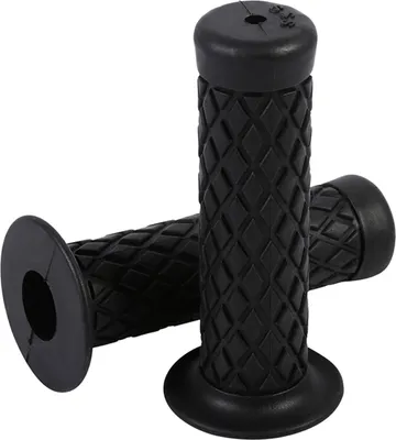 Immagine prodotto di 22 mm 7/8" Maniglie universali vintage in gomma morbida per moto Dirbike Nero