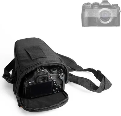 Produktbild von K-S-Trade Kameratasche Fototasche Schultertasche Umhängetasche kompatibel mit OM System OM-1 Mark II Colt  für Systemkameras Schutzhülle bag