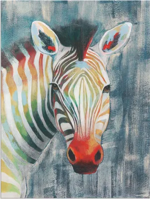 Produktbild von ARTland Wandbild Alu für Innen & Outdoor Prisma Zebra I Größe: 60x80 cm
