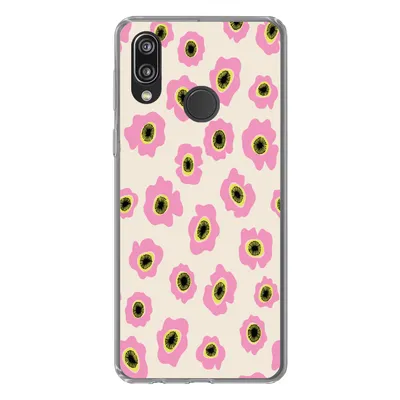 Produktbild von MuchoWow® Handyhülle Schutzhülle Hülle für Huawei P20 Lite (2020) Blume - Muster - Abstrakt Silikon Softcase Handy Hülle - Kartenhalter - Geburtstag Teenager