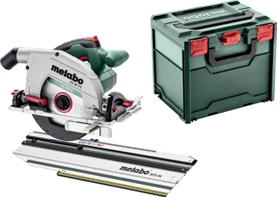 Image de Metabo Set Scie circulaire portative KS 66 FS, avec rail à tronçonner KFS 44, carton, 691196000