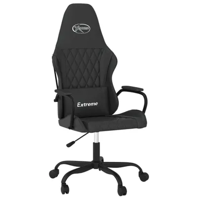 Produktbild von Gaming-Stuhl Schwarz Kunstleder