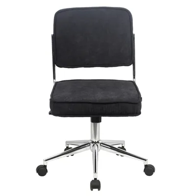 Image de SVITA LIV Chaise de bureau Chaise de bureau réglable en hauteur avec roulettes Noir