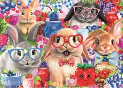 Produktbild von RAVENSBURGER Puzzle Zajíč ci a lesní ovoce 35 dílků