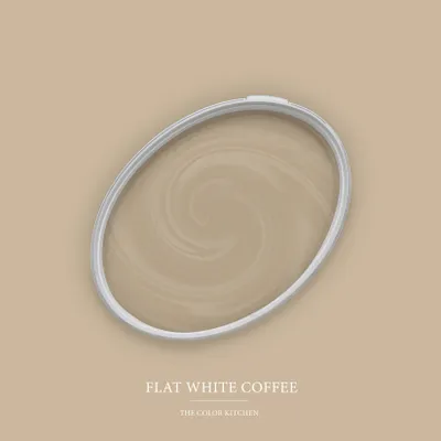 Produktbild von Wandfarbe Beige matt | The Color Kitchen Flat White Coffee | Exklusive Innendispersion | 2.5 Liter