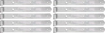 Produktbild von Alberts 845070 Ladenband, gerade, Abschluss abgerundet, galvanisch verzinkt, dickschichtpassiviert, Rolle Ø10 mm, Größe 300 x 30 mm, 10er Set