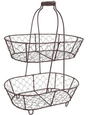 Produktbild von Riffelmacher Metall Körbe 2-tlg. Hänge Etagere 38 cm | 08214