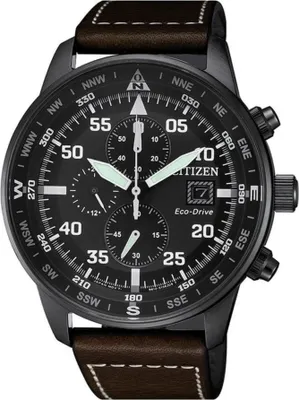 Produktbild von Chronograph Citizen Braun Mit Schraube Kollektion Aviator - mann
