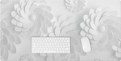 Produktbild von Blumenspiralen – Schreibtischunterlage – Rutschfeste Tischunterlage – Schreibtischmatte für Büro & Zuhause – Schreibunterlage – Mauspad – Tischmatte – 100 x 50 cm