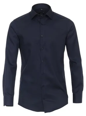 Produktbild von Venti - Modern Fit - Herren Hemd mit Kent-Kragen mit extra langen Arm (72cm) (001882), Größe:42, Farbe:Blau (116)