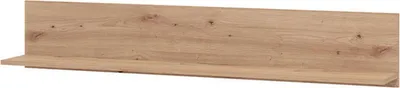 Produktbild von Dmora Regal Renatico 138x20x24h cm Braun Eichenholz Knoten, ein Regalbrett