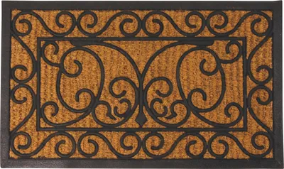 Produktbild von Esschert Design rohožka na dvere klasický dizajn 74,5 x 44,5 cm - kokos a guma