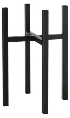 Image de Mica Decorations Ascot Support pour plantes XL - L34 x l34 x H50 cm - Métal - Noir