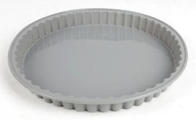 Produktbild von Silikon Backform Obstkuchen Ø 30 cm Höhe 3 cm – antihaftend hitzebeständig bis 230°C und gefriergeeignet bis -40°C ideal für Kuchen Tartes und Desserts