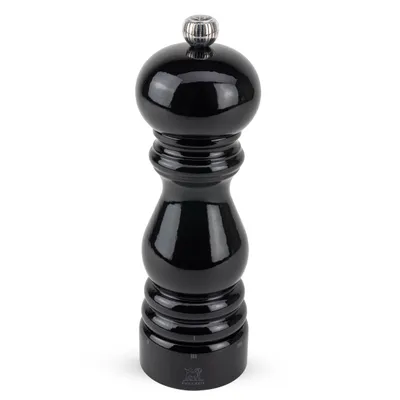 Zdjęcie produktu dla Peugeot Paris, Młynek do soli, Czarny, Drewno, Stal nierdzewna, 180 mm