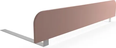 Produktbild von regalik Bettgitter Rausfallschutz Kinderbett 120x20 cm – Rosa Stabile Absturzsicherung ohne Bohren – Einfache Montage unter der Matratze