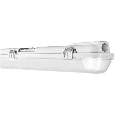 Produktbild von LEDV Feuchtraumleuchte IP65 Grau für 1x LED-Tube 600mm 230V (KVG/VVG)