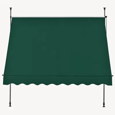 Produktbild von Klemmmarkise ‘Stem’ Stahlgestell 150 cm breit Dunkelgrün