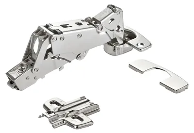 Produktbild von Hettich Topfband Sensys 8657i T52 Eckanschlag 165° – Null-Einsprung, Montageplatte D 1,5 + Abdeckkappe