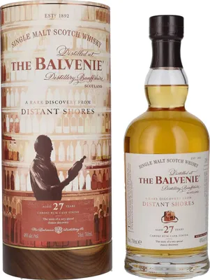 Image de The Balvenie STORIES 27 Years Old A Rare Discovery from Distant Shores 48% Vol. 0,7l en boîte cadeau