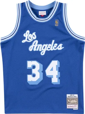 Image de Maillot NBA swingman Shaquille O'Neal Los Angeles Lakers 1996-97 Hardwood Classi