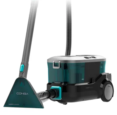 Productafbeelding van Cecotec Conga CarpetClean 10000 EasyHome, 800 W, Cilindervormig, geschikt voor zowel droog- als natzuigen, zonder zak, 3 liter inhoud, HEPA-filter