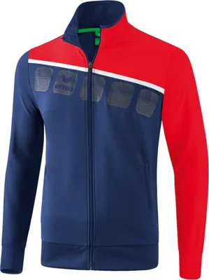 Produktbild von Erima 5-C Präsentationsjacke Herren - New Navy / Rot / Weiß