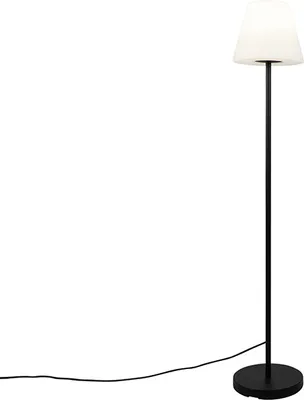 Produktbild von Qazqa Design außen Stehleuchte, Stehlampe für den Garten - Virginia - Schwarz, max. 23W, Geeignet für LED, 135cm, IP65