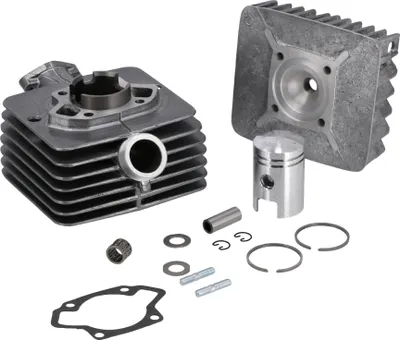 Produktbild von Set: Zylinder, kugelpoliert komplett mit Kolben und Zylinderkopf für S50 - Ø 40 mm, 50 ccm