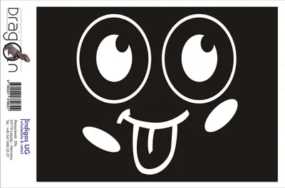 Produktbild von Aufkleber / Autoaufkleber - JDM / Die cut / Auto / OEM - Smile ungly - 210x210mm silber - Heckscheibe / Heckscheibenaufkleber