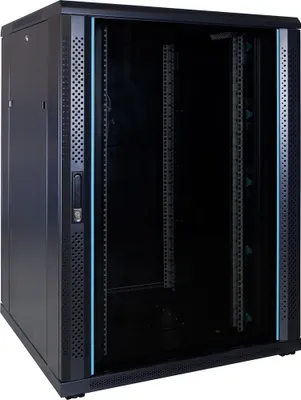 Produktbild von DSIT 22 HE 19” Serverschrank, mit Glastür (BxTxH) 800 x 800 x 1200mm (DS8822)