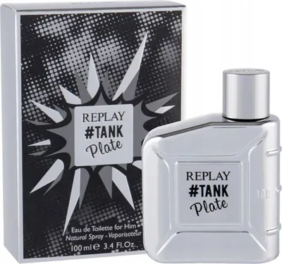 Produktbild von Replay Tank Plate For Him Eau de Toilette für Herren 100 ml
