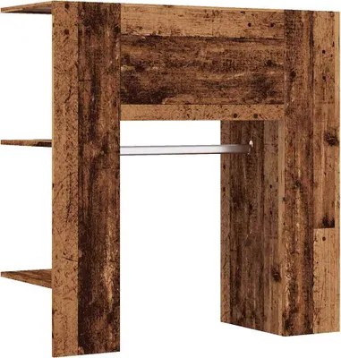 Immagine prodotto di Scaffale Ingresso Legno Antico 97,5x37x99 cm Legno Multistrato