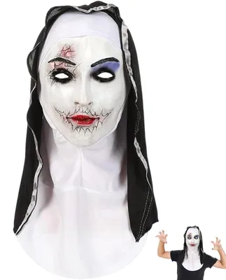 Halloween-Horrormaske aus Latex, Geistermaske, Gruselmaske