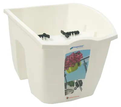 Imagen del producto de Caja para barandilla CROWN, 24,2 cm - color: blanco