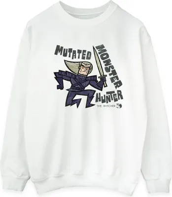 Produktbild von Netflix - "The Witcher" Sweatshirt für Herren BI47596 (S) (Weiß)