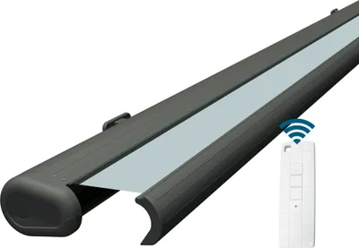 Produktbild von Eclipse Premium elektrische Vollkassettenmarkise 5,6x3,5m mit Anthrazit Gehäuse