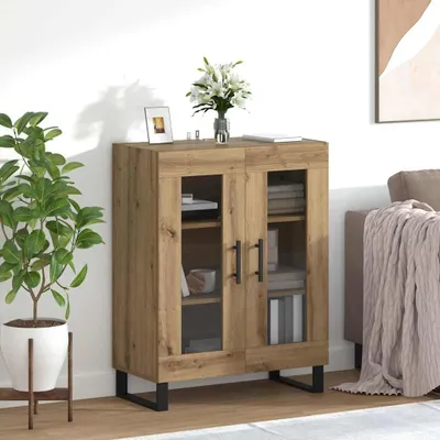 Produktbild von vidaXL Sideboard Artisan-Eiche 69,5 x 34 x 90 cm Holzwerkstoff