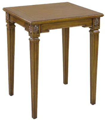 Zdjęcie produktu dla Casa Padrino stolik w stylu barokowym brązowy 48 x 44 x h. 62 cm - Szlachetny stolik z mahoniu w stylu barokowym - Barokowe meble z mahoniu